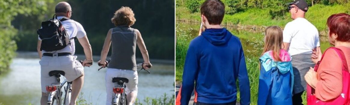 Sambre circuits de randonnée à pied et à vélo