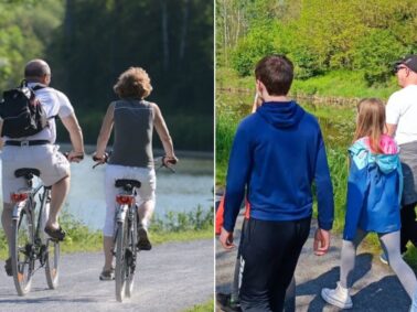 Sambre circuits de randonnée à pied et à vélo